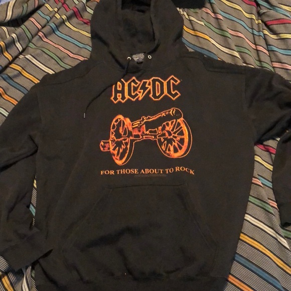 AC/DC Vintage Pullover Sweater - Picture 1 of 4